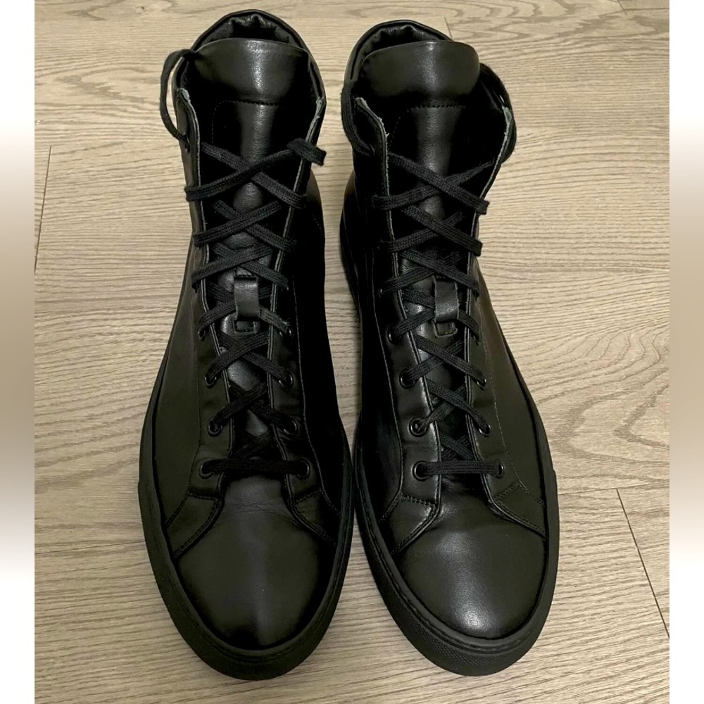 Common Projects Achilles High Tops Black Size 12 45